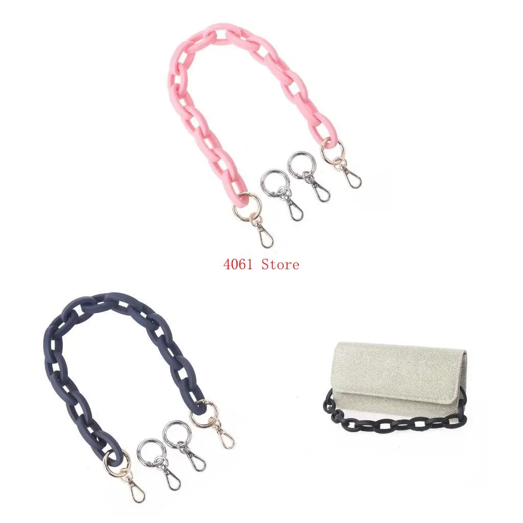 

Resin Purse Chain Handles for Bag Strap Replacement Shoulder Straps Purses Making Accessory Handbag Decoration