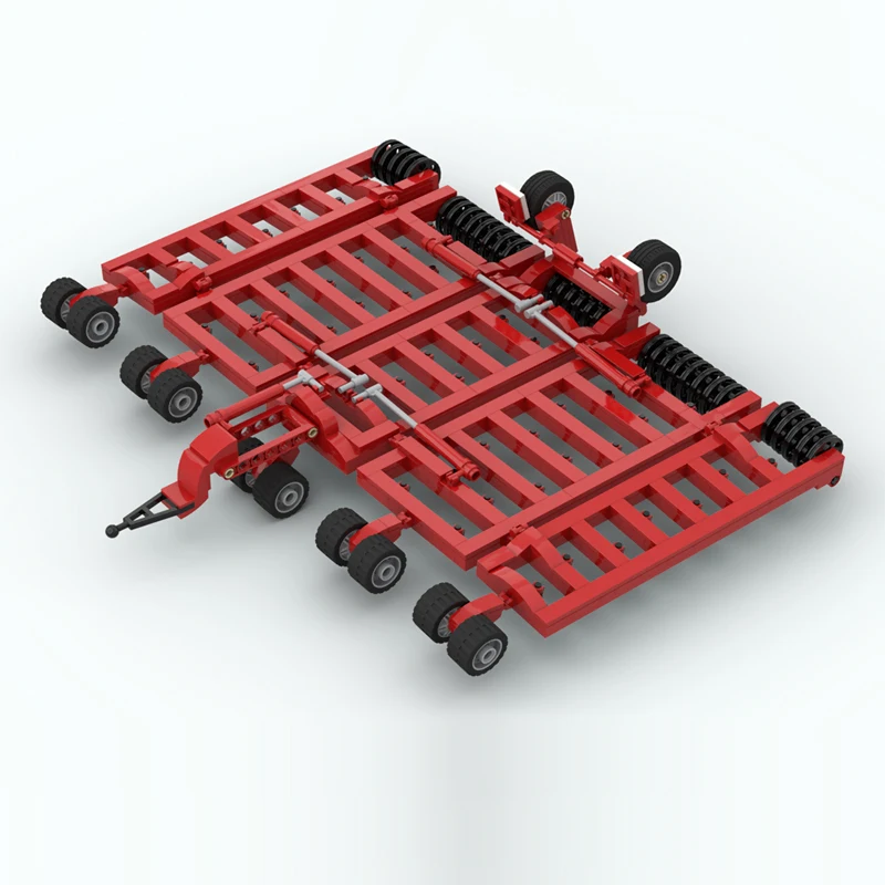 City Car Model MOC Building Bricks Wide Combined Cultivator Modular Technology Gifts Holiday Assemble Children Toys Suit
