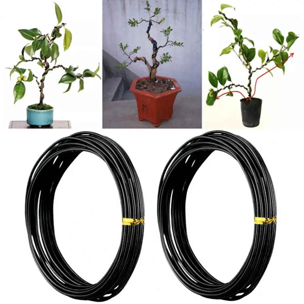 Bendable Bonsai Wire Anti-corrosion Bonsai Wire Colorful Bonsai Wire Kit 4 Rolls of Bendable Aluminum for Garden Plant Training