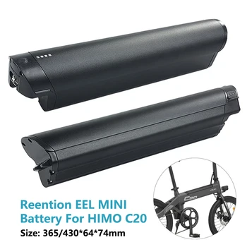 Reention EEL MINI 36V 배터리 Akku Himo C20 Ebike 14Ah 12Ah Igo Aspire Core Ride1 UP Akku 9.5Ah 12.8Ah Nakamura E Crossover XA L430 다운 튜브 내부 배터리 팩용 전기 자전거 배터리 