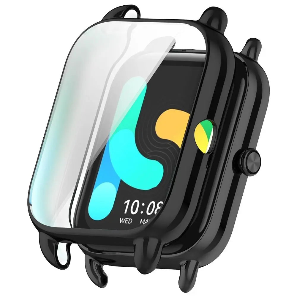 Full Cover TPU Case New Watchband Smart Protective Shell Bumper Accessories Screen Protector for HayLou RS4 Plus