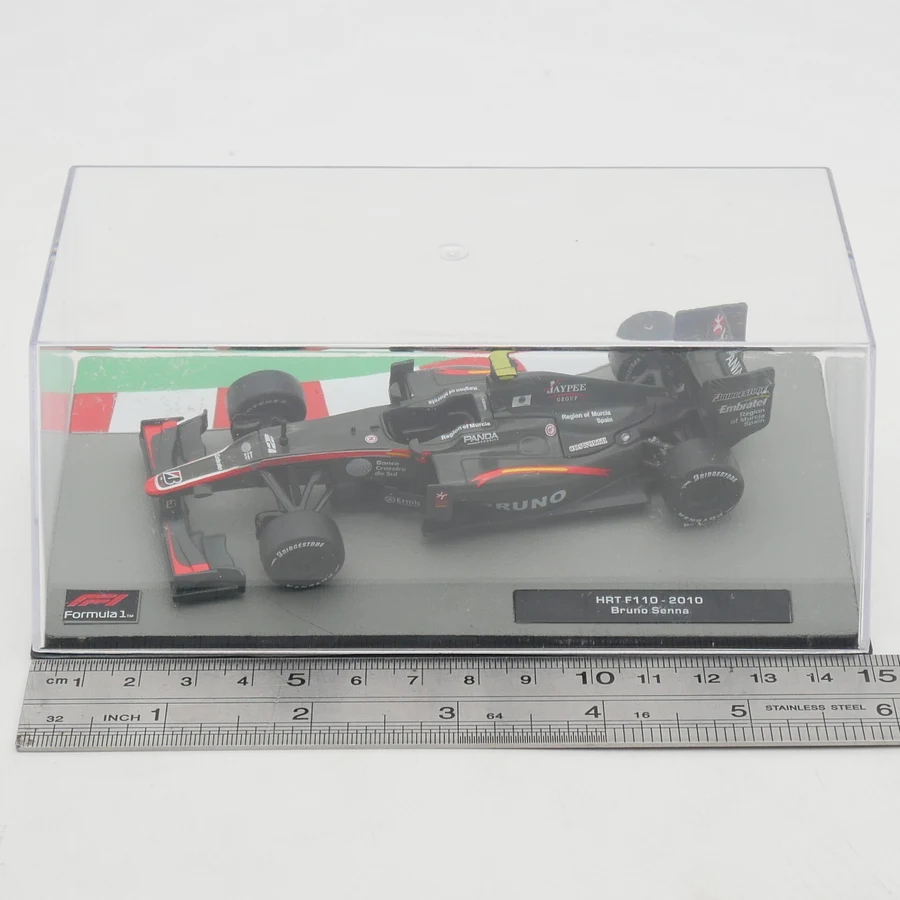 Toy Vehicle Collection Ixo 1:43 HAT F110 2010 Bruno Senna Racing Diecast Car Model