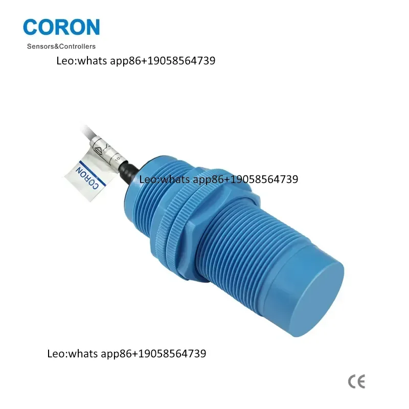 CORON CCJ-A30-15APA Capacitive Proximity Sensor M30 PNP Normally Open Lead Wire Flush or Non-Flush Mounting Plastic Housing
