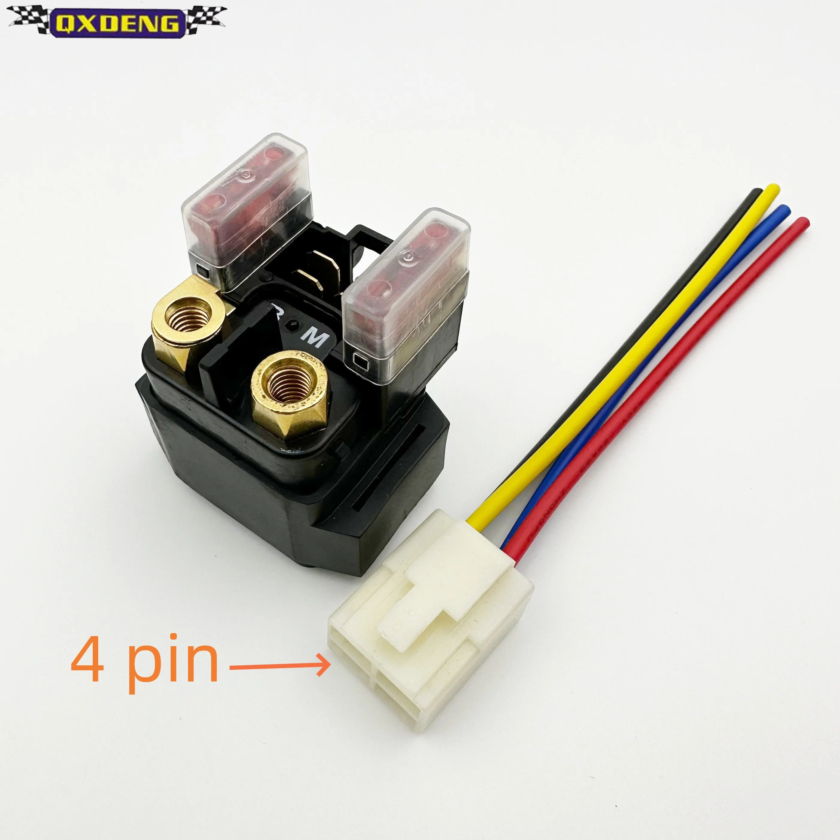 Motorbike Electrical Starter Solenoid Relay Switch with 4-Pin Socket for YAMAHA SXV700 SX VIPER 700 TTR125 TTR 125 TTR230 TTR90