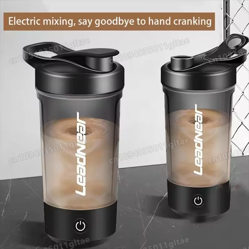 New Electric Protein Powder Mixing Cup 650Ml Automatic Shaker Bottle Mixer Milk Coffee New in Blender Kettle fro Gym Outdoor Cup