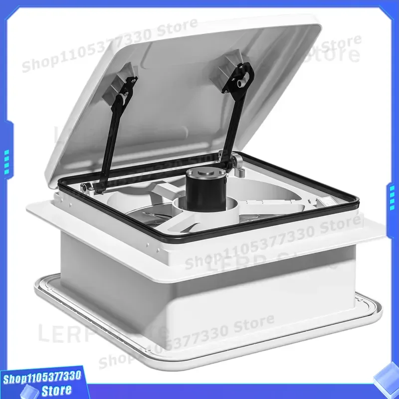 Intelligent Remote Control RV Ventilation Fan Two Way Rotating Exhaust Intake Speed Adjustable for Caravans Campers