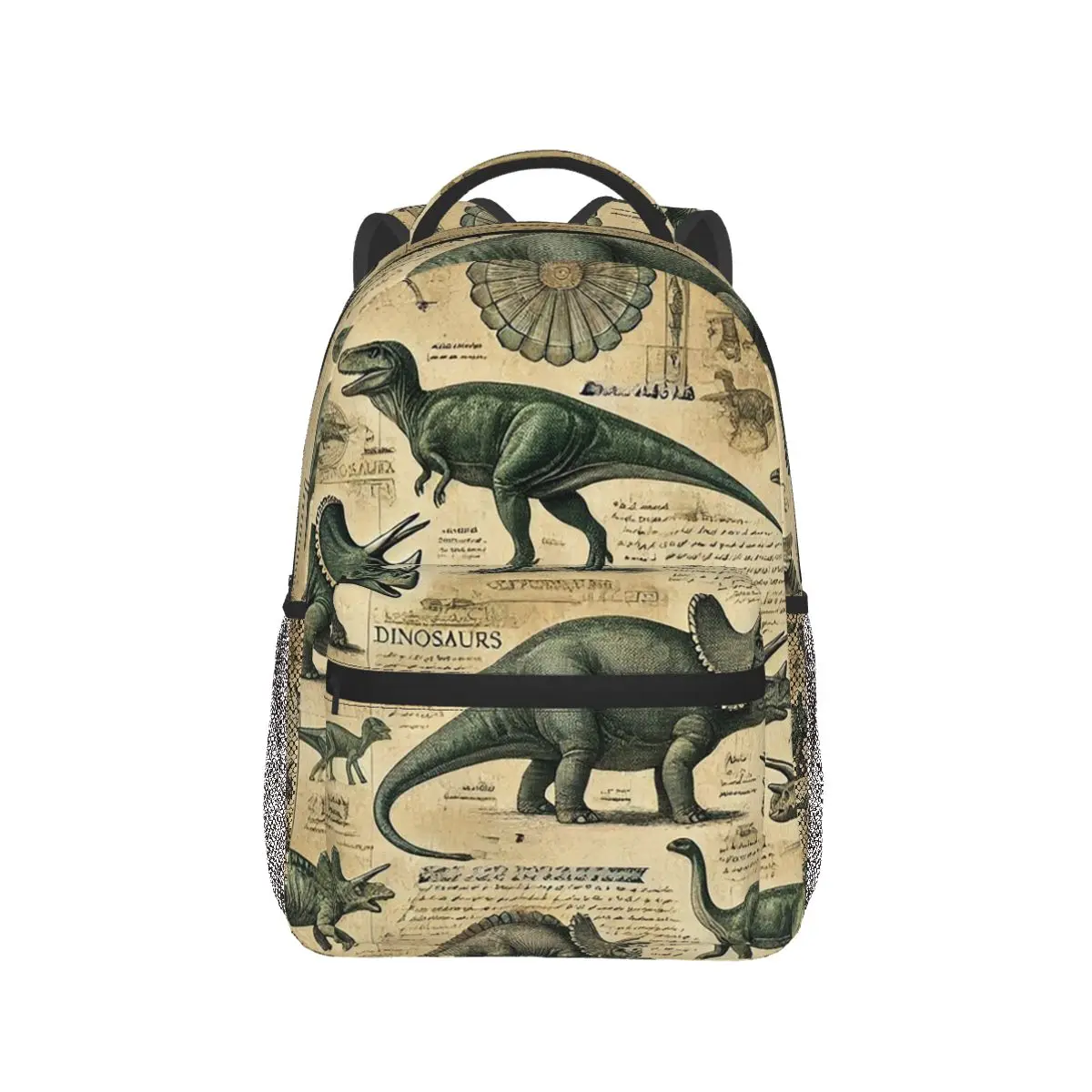 

Prehistoric Creatures Dinosaur Illustrated Backpack Hot Sale Daypack Large Capacity Boys Girls BookBag School Bag Shoulder Bags