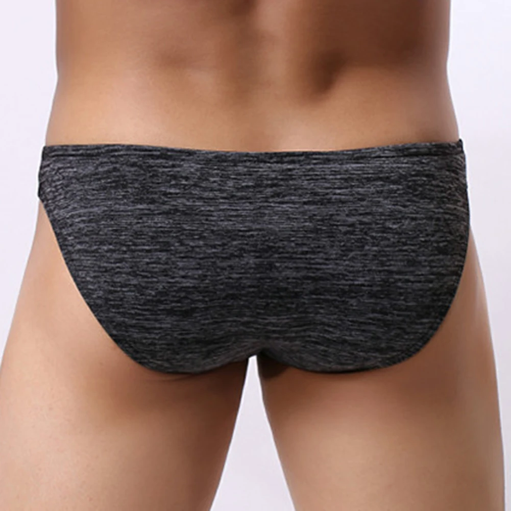 

Men's Panties Sexy Underwear Erotic Briefs Breathable Low Waist Lingerie Gay Sissy Pouch Solid Color Underpants Elastic Knickers