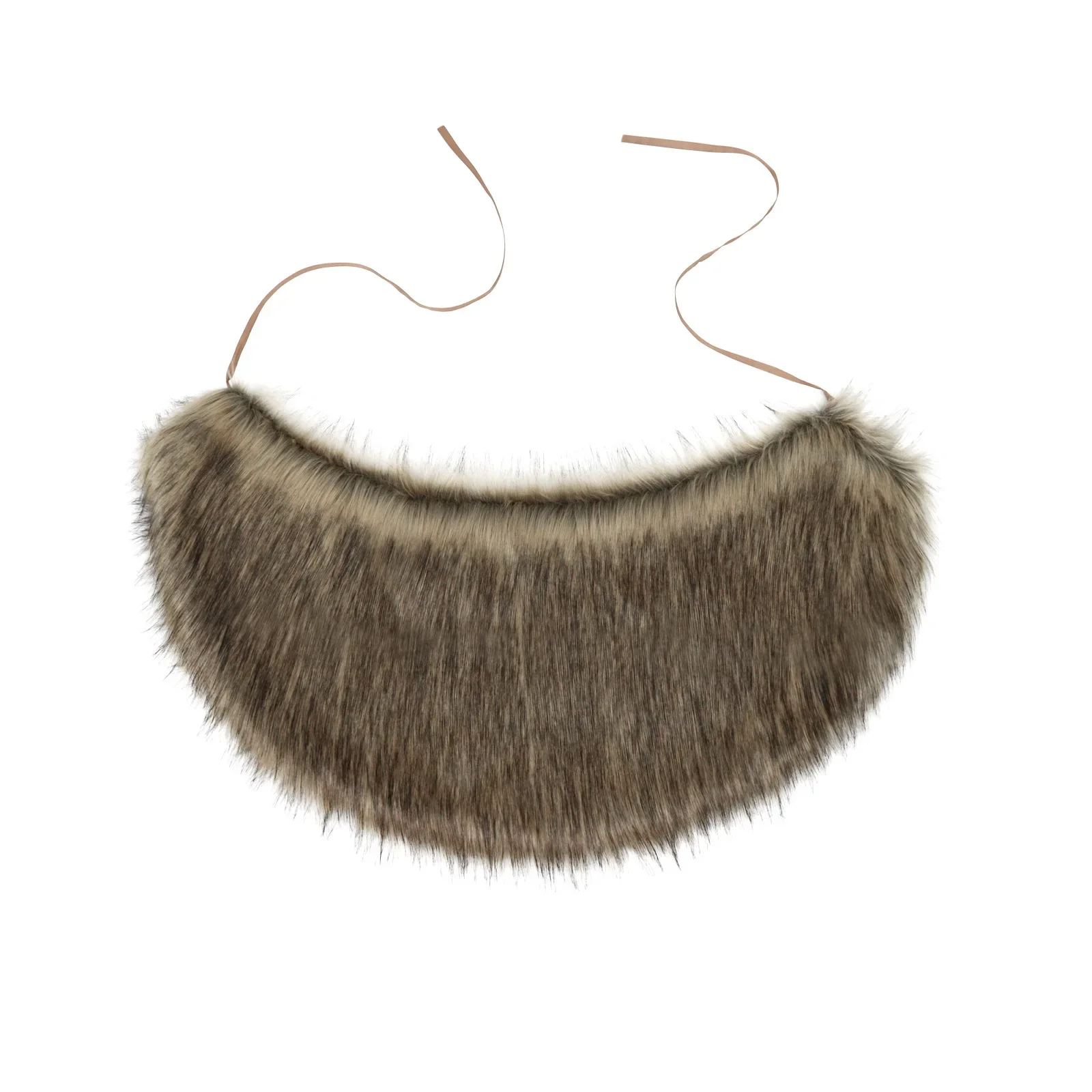 Adult Halloween Viking Costume Faux Fur Shawl Medieval Shoulder Wrap Adult Norse Warrior Arm Leg Warmers Cosplay PropsOutfit