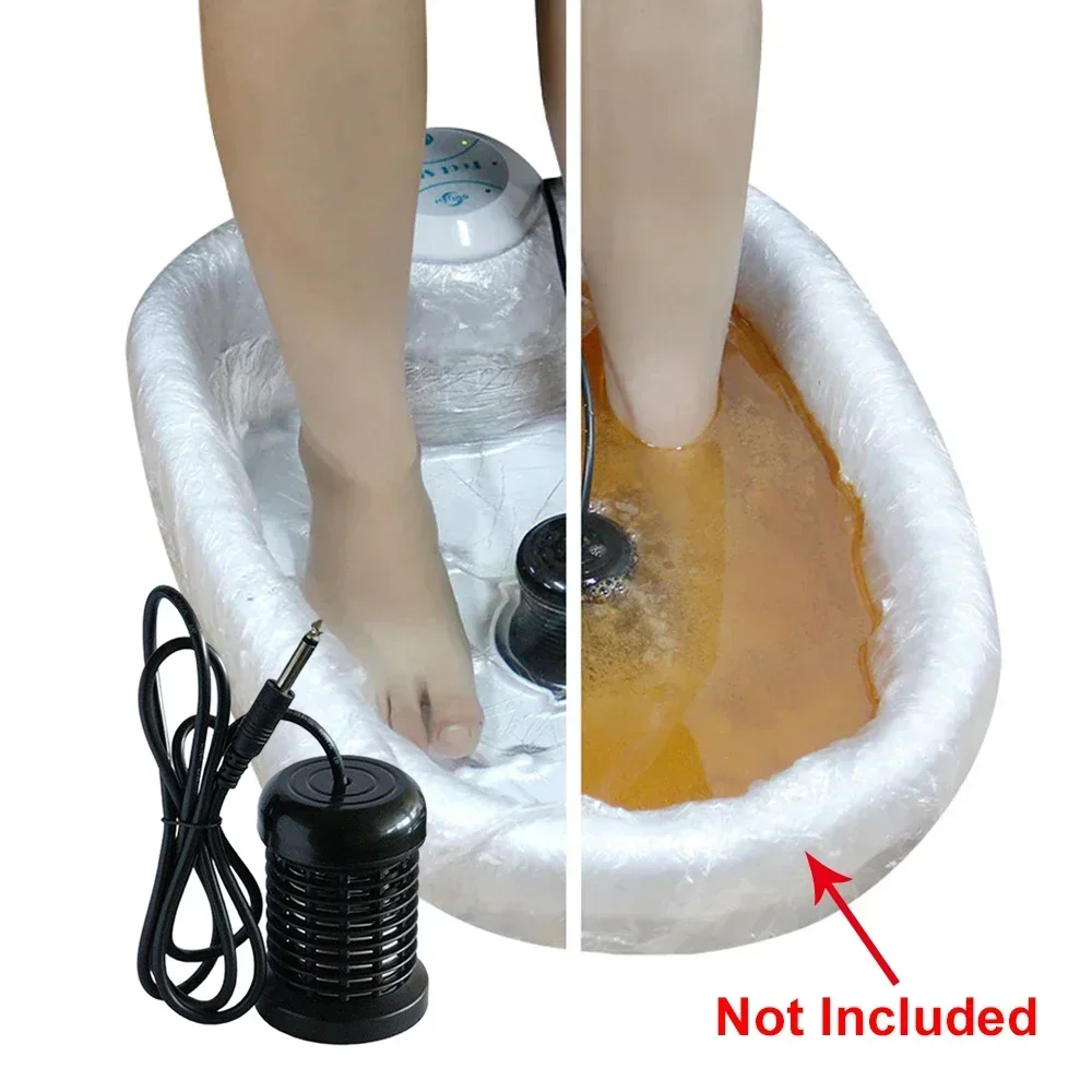 Detox Foot Bath Arrays Round Stainless Steel Heads Electric Field Head Aqua Spa Cleanse Ion Cell Apparatus Ionic Massage Tools