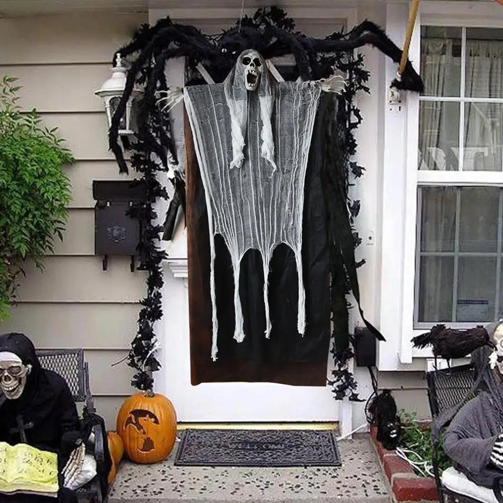 

Halloween Hanging Props Halloween Hanging Skeleton Spooky Halloween Hanging Grim Reaper Skeleton Decoration for Haunted House