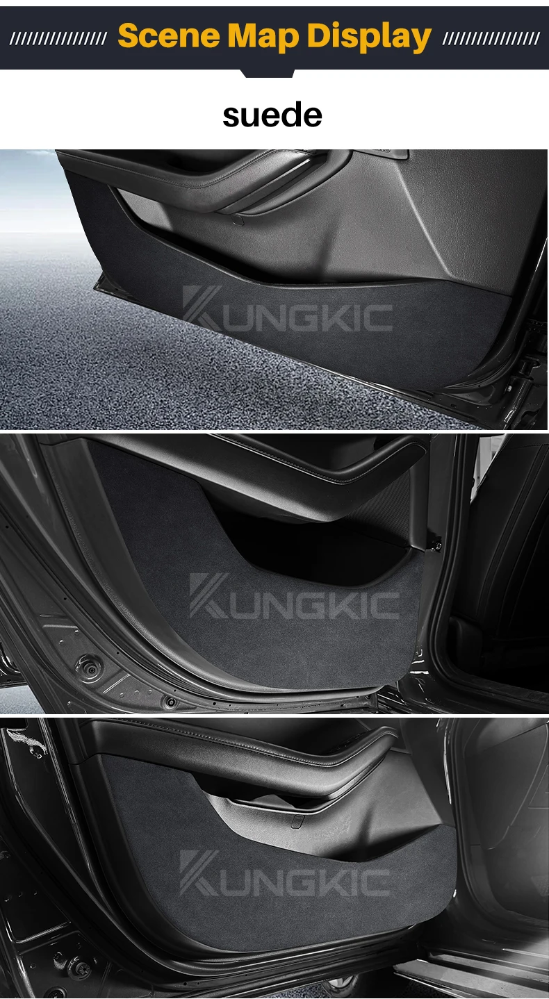 Für Mazda 3 BP 2019 2020 2021 2022 2023 2024 2025 2026 Mazda3 Axela Auto Anti-Kick-Pad Wildleder-Zubehör Türschutz – Detail 7