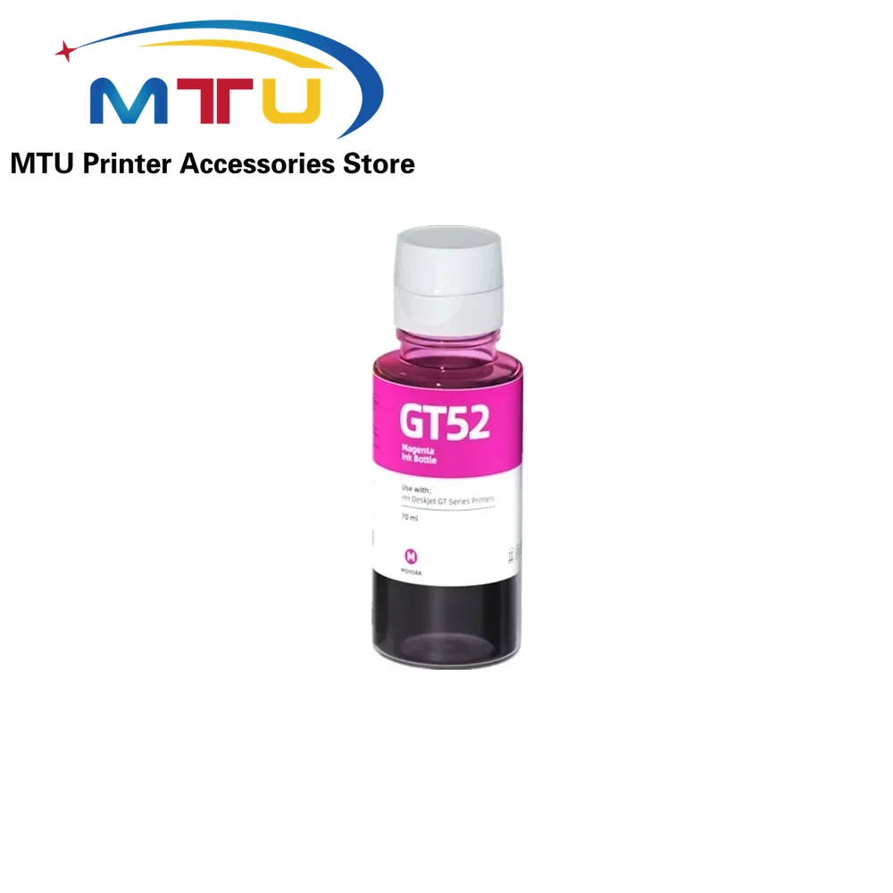 1Set 4PCS CMYK GT51 GT52 HGT51 HGT52 Refill Ink Kit for HP GT5810 5820 Tank 310 311 318 319 410 411 418 510 519 511 516 518 508