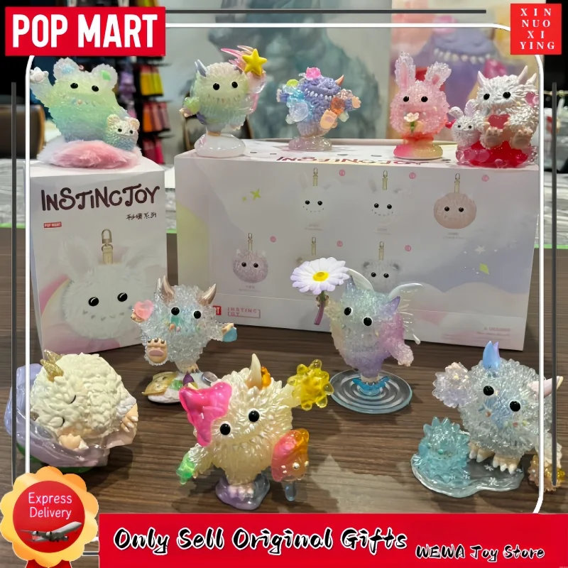 Genuine POP MART INSTANTTOY Mao Monster·Secret Garden Series Handheld Blind Box Original gifts Squishy Toy Doll stranger things