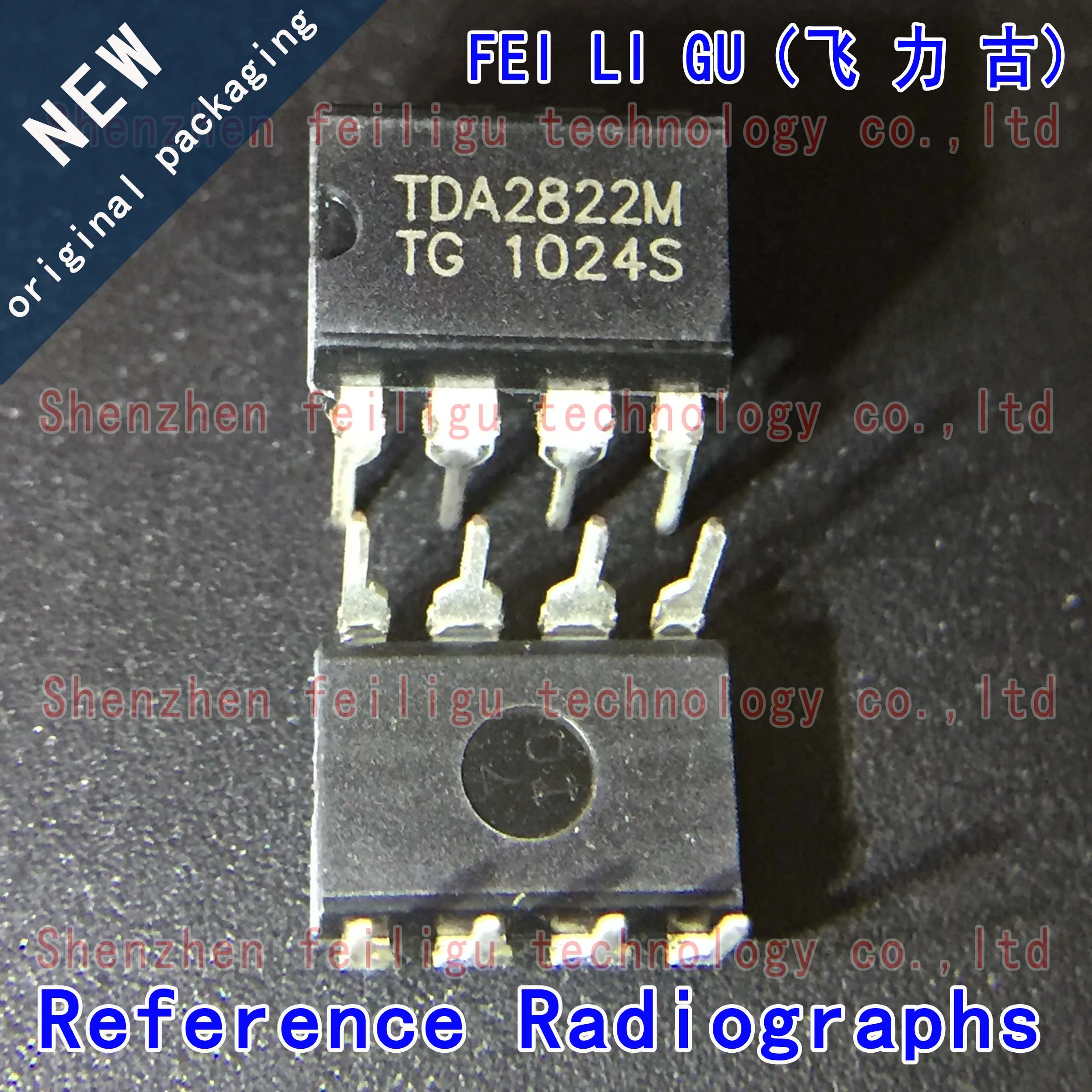 1~30PCS 100% New original TDA2822M TDA2822 package DIP8 in-line dual audio power amplifier chip