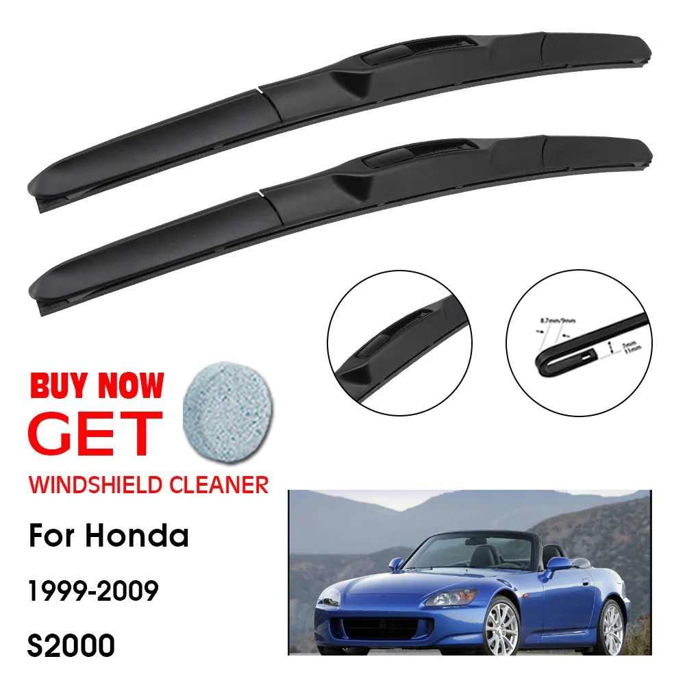 

Car Wiper Blade For Honda S2000 20"+16" 1999-2009 Front Window Washer Windscreen Windshield Wipers Blades Accessories