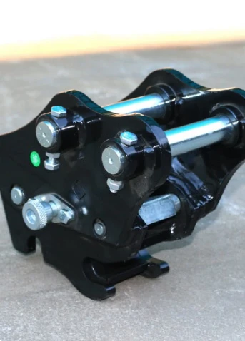 Semi-Automatic Hydraulic Hitch for 1-3 Ton Digger Attachment Mini Excavator Quick Coupler 1pcs