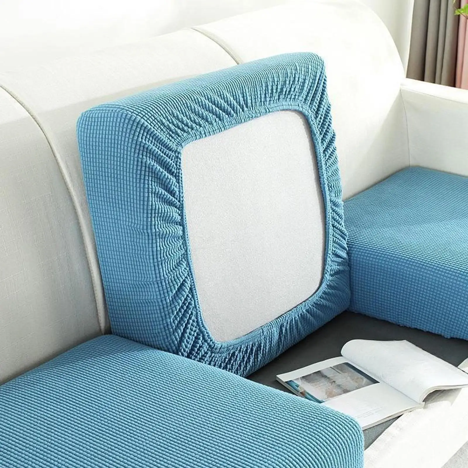 Stretch Sofa Covers Washable Sturdy Covers for Armchairs Sectional Couch Cover Furniture Protector for Home Office Living Room