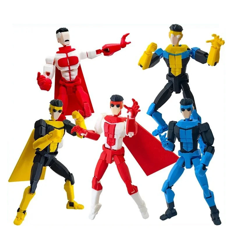 New Articulated 9l3d Printed Superhero Action Figure Dummy Multi-jointed Poseable Game Movie Model Children Birthday Present