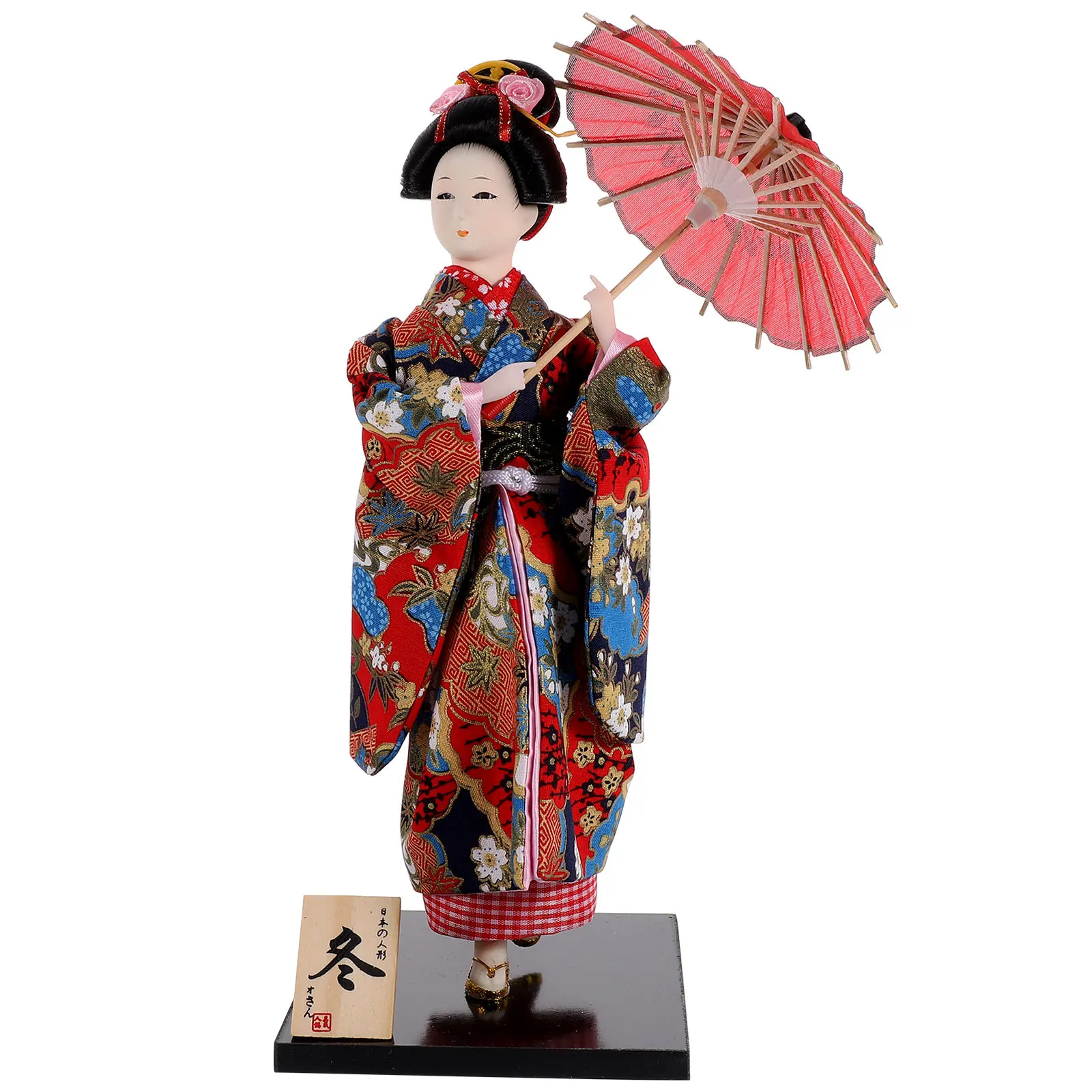 

Japanese Kimonos Oriental Decorative Restaurant Home Table Decoration Vintage Style Desktop Ornament Soft Material Warm