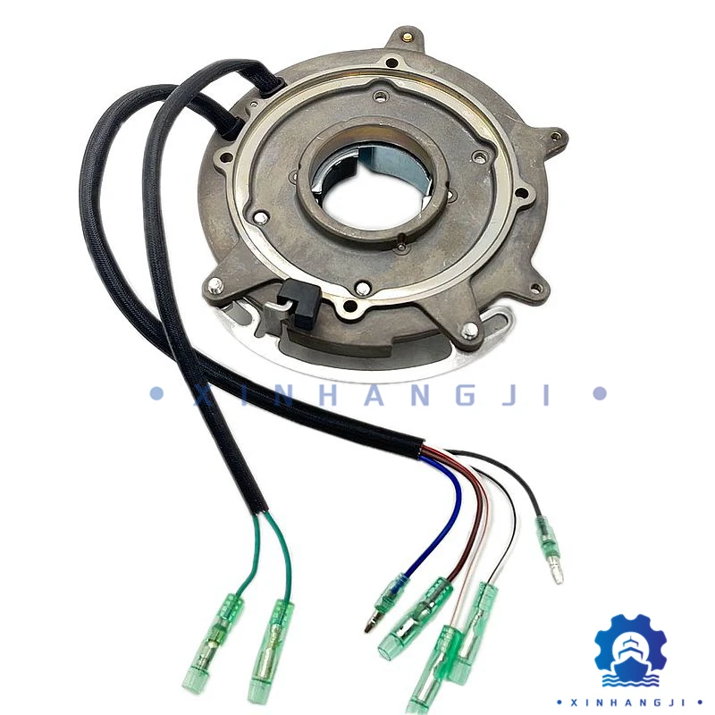 69P-85560-00 Base Assy for Yamaha Outboard 2-strokeT25/T30 Charging + trigger + lighting with aluminum，69P8556000，69P-85560