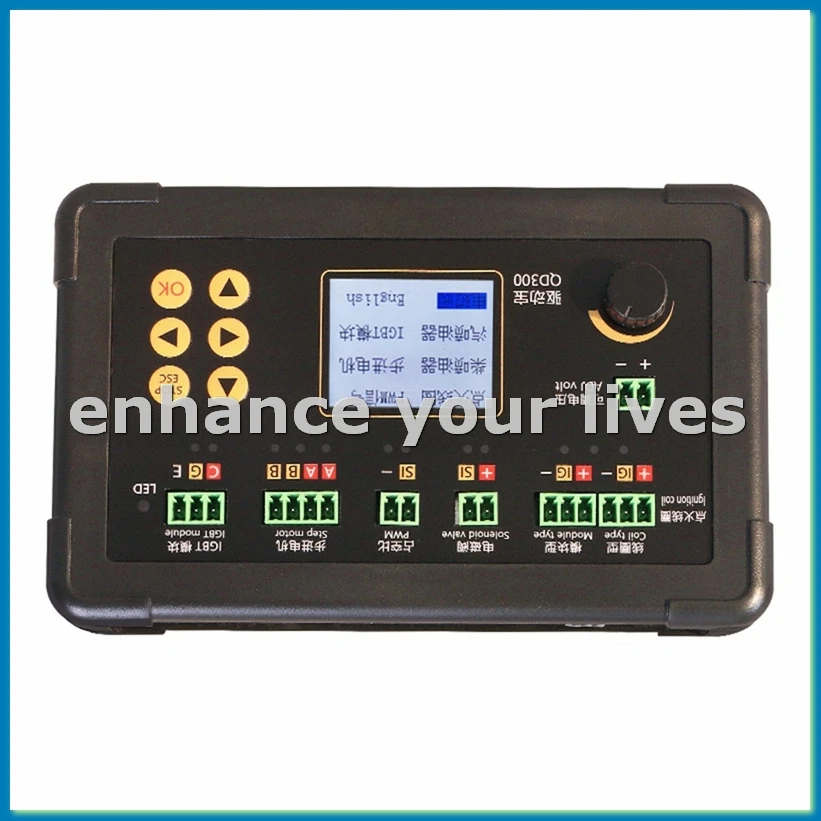 QD300 Automobile Ignition Coil Tester IGBT Idle Stepper Motor Solenoid Valve Injector PWM Actuator Fault Detector-A79U