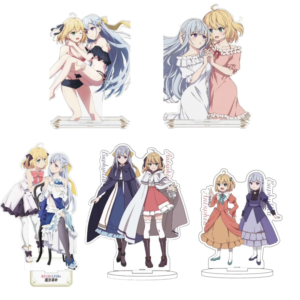 Anime The Magical Revolution of the Reincarnated Princess Acrylic Stand Action Figure PVC Desktop Stand Model Toys Gift