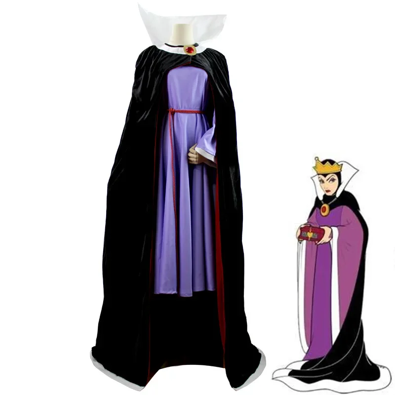 Fairy Tale Snow White Cosplay Poison Queen/Stepmother Costume