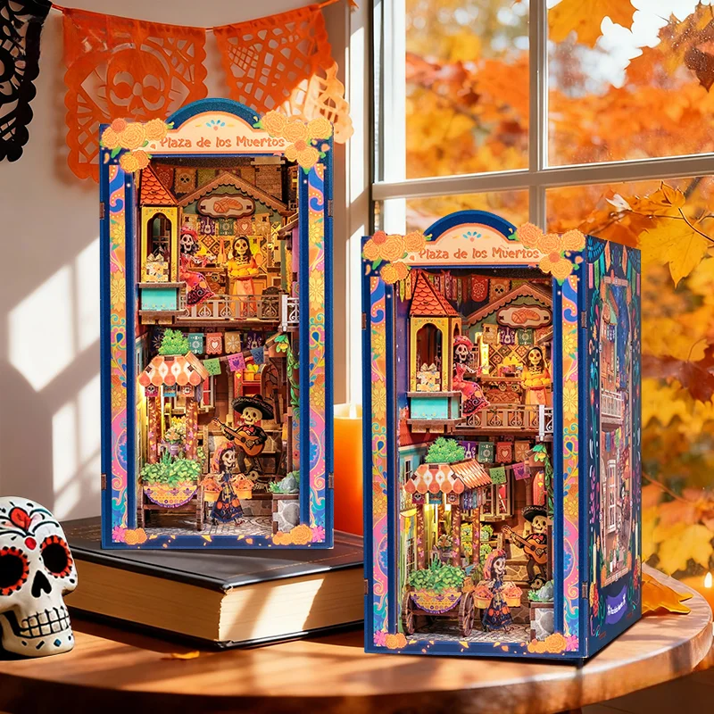 

CuteBee 2026 New Style BJAA405 DIY Miniature House 3D Wooden Puzzle Gift Decoration DIY Book Nook Diy Craft Kit