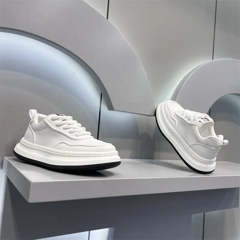 

Men's Breathable Summer Thin Mesh Sports Shoes Casual Thick Bottom Anti-slip Trendy Shoes Comfortable Net Shoes for Youth