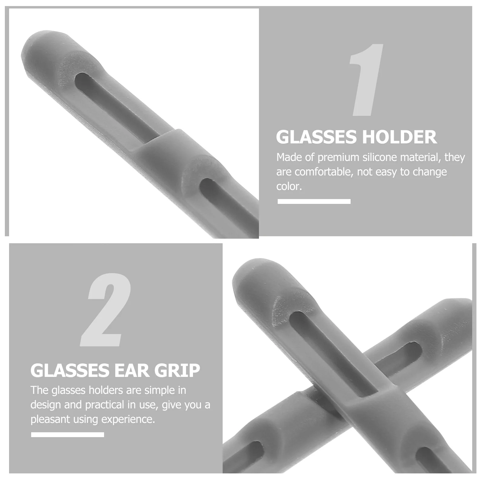 

10 Pairs Spectacle Leg Covers Eyeglass Cushions for Ears Eyeglasses Strap Anti Slip Grip Sunglasses Temple Tips Sleeve