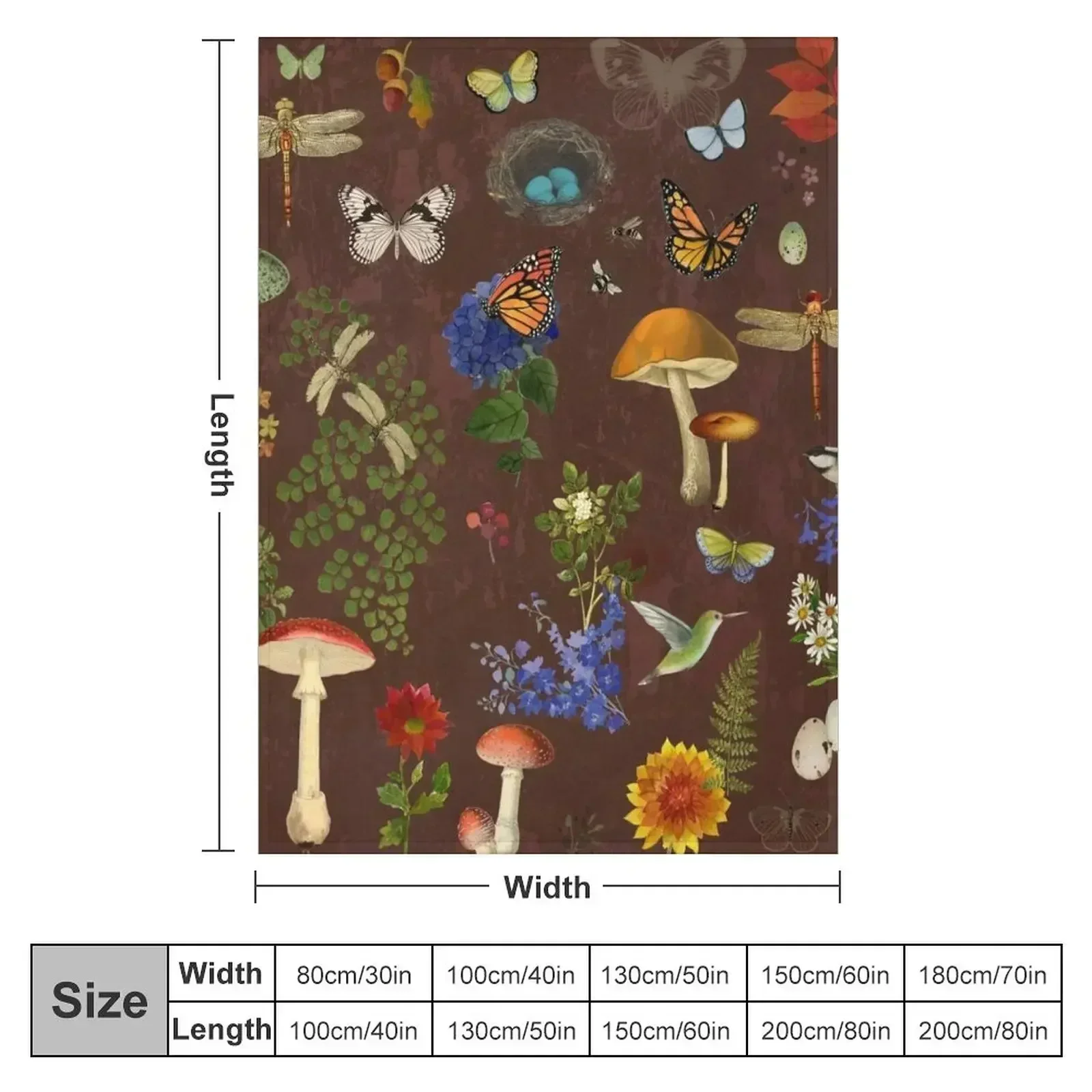 Vintage cottage core in earthtones Throw Blanket manga valentine gift ideas Fashion Sofas Beautifuls sofa bed Blankets