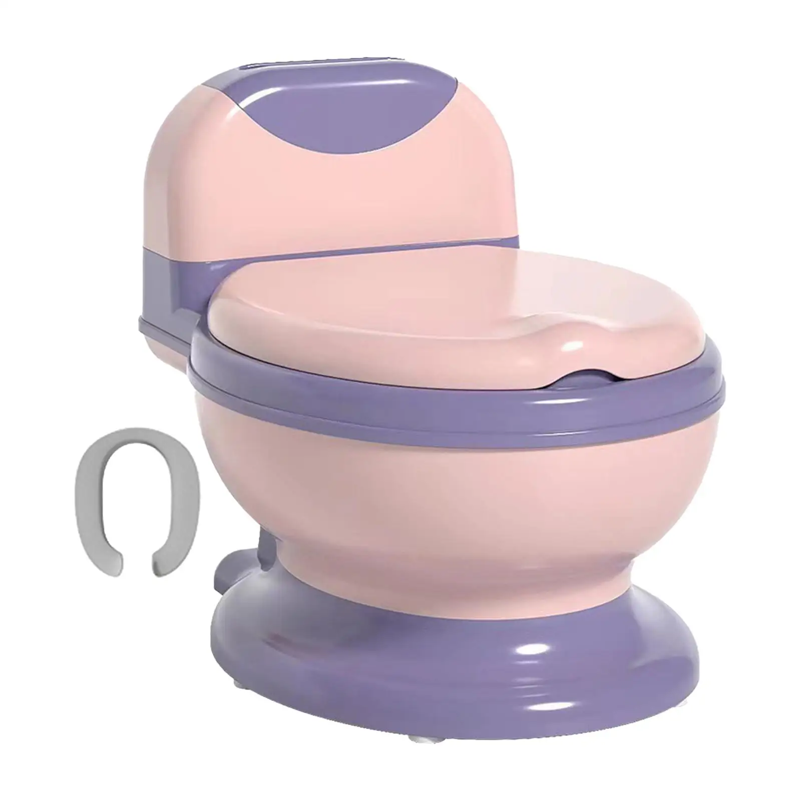 Potty Train Toilet Comfortable Toilet Training Seat Potty Seat Detachable Realistic Toilet for Boys Girls Baby Children Kids