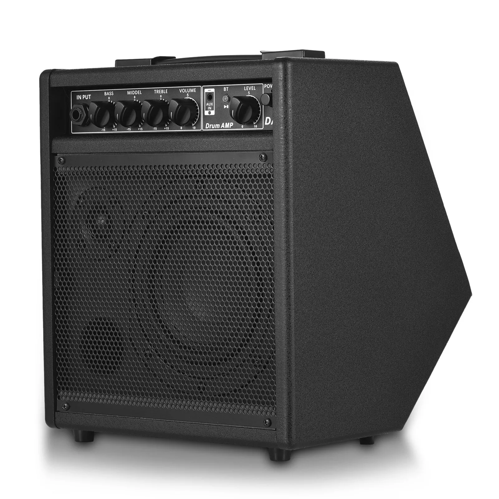 

Electronic Drum Amplifier Speaker - Portable BT Speaker for E-Drums, Keyboards & Guitars in Home Practice