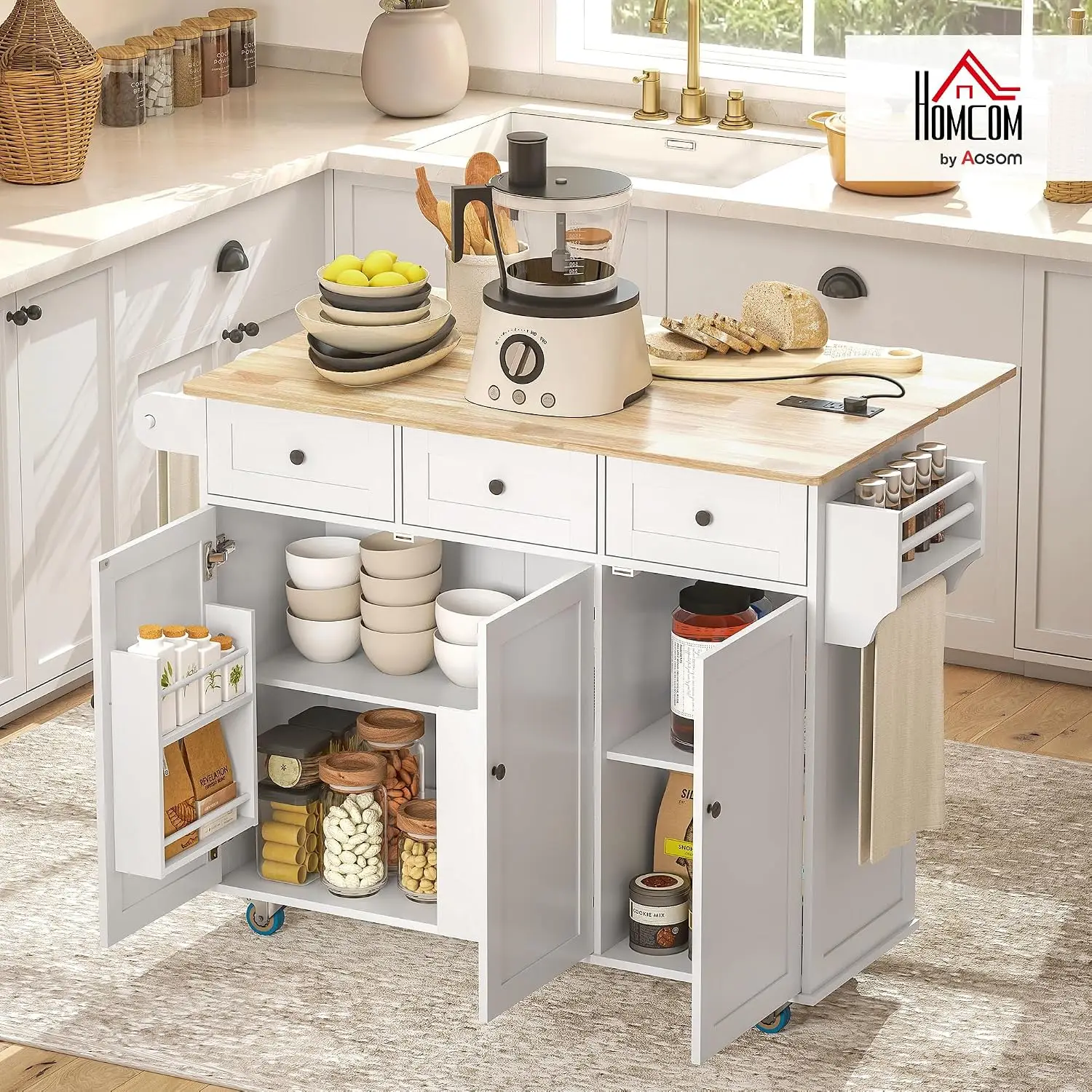 Kitchen Island Cart 53