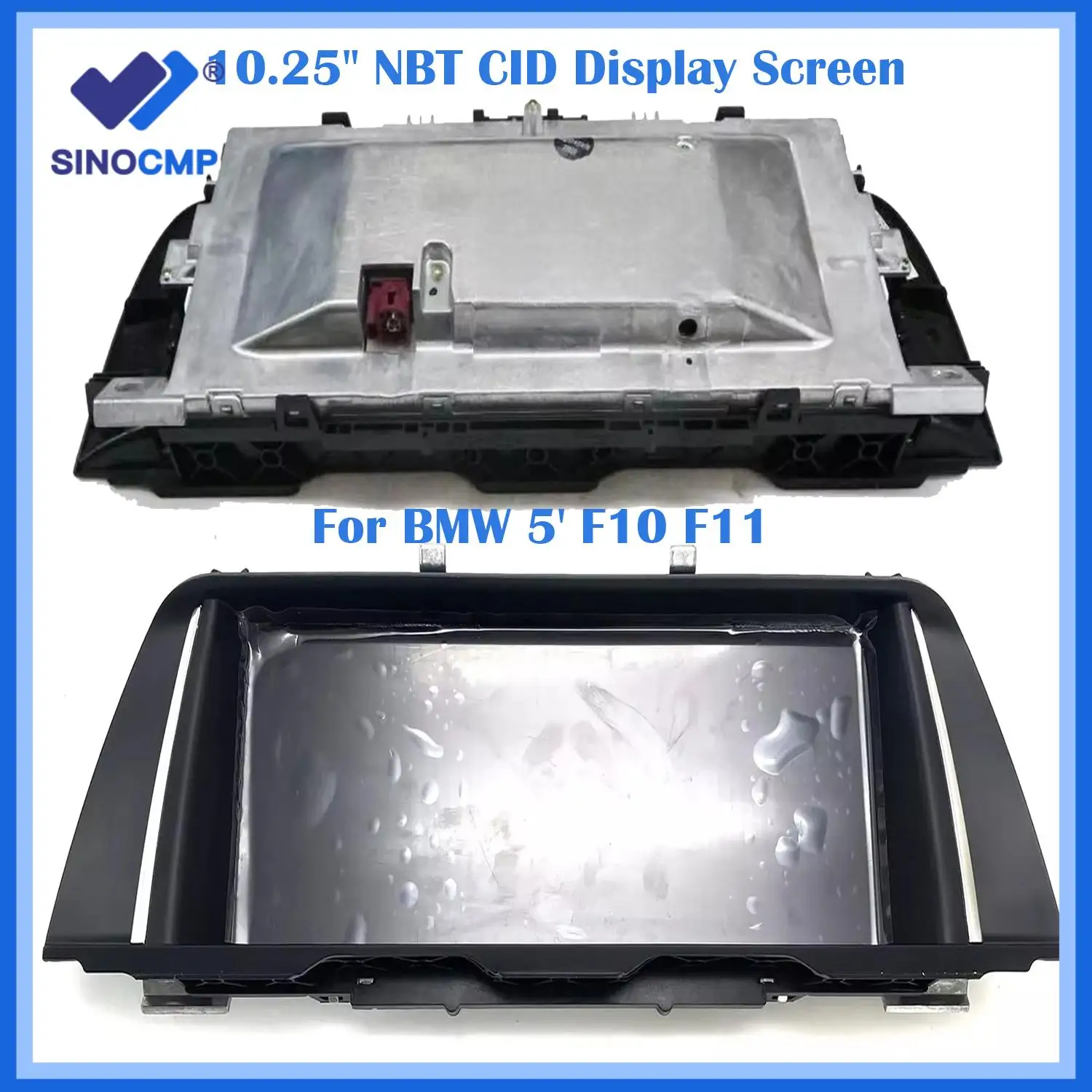 

1pc 10.25" NBT CID Display Screen 65509289008 9284974 For BMW 5' F10 F11 In-dash Monitor Auto Parts