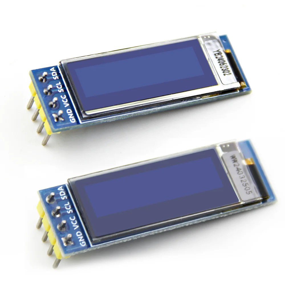 0,91 inch 128x32 IIC I2C OLED-displaymodule Wit/blauw SSD1306 OLED LCD-scherm voor Arduino
