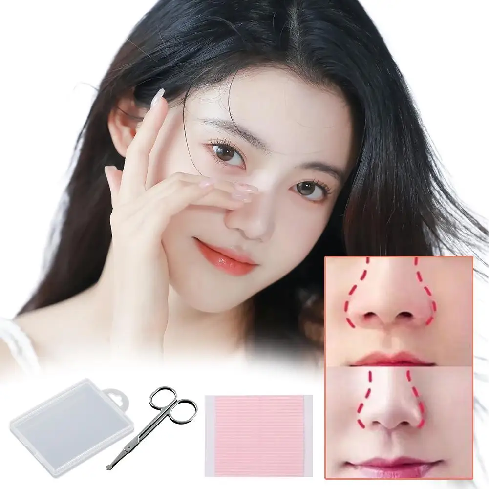 Shrinking Nose Wing Stickers Cosplay Special Nose Shrink Strips Narrow Wings Thin Nose Small Nose Nose Beauty Invisible Shr B8I0