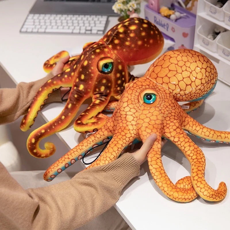 55cm Cute Imitation Octopus Plush Toys Funny Real Life Sea Animals Stuffed Dolls Home Party Decor Octopus Plush Toys
