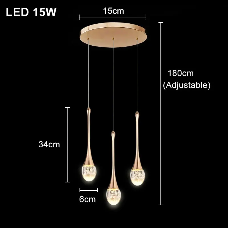 Moderne Bubble Crystal Hanglampen Indoor Hanglamp Voor Keuken Eiland Eetkamer Woonkamer Bar Café Hanglamp Home Decor