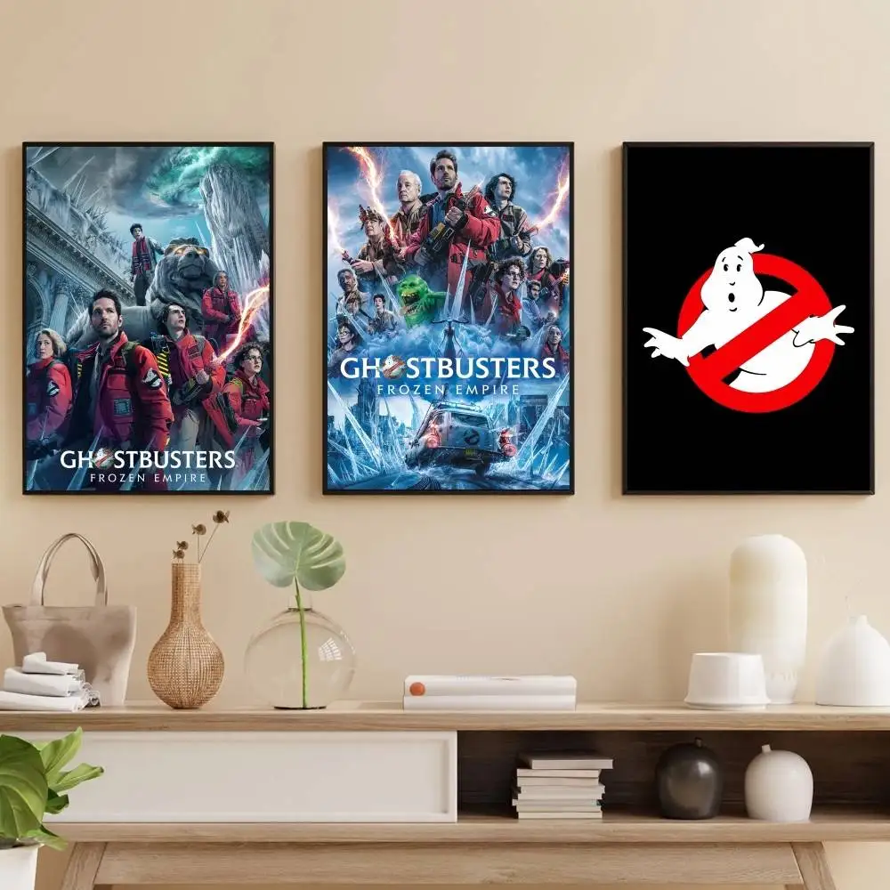 

E-Extreme G-Ghostbusters Poster Self-adhesive Art Waterproof Paper Sticker Coffee House Bar Room