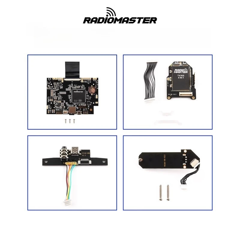 

Radiomaster TX16S MKII аксессуары для пульта дистанционного управления, материнская плата, антенна, пружинный модуль 4-в-1, сенсорный экран для гоночного дрона FPV