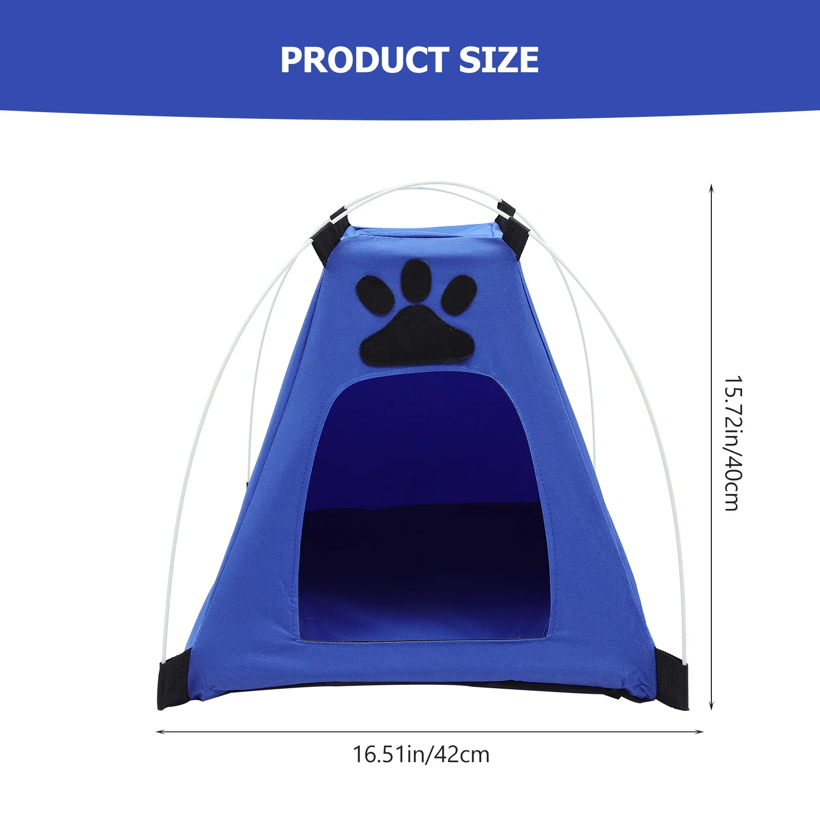 Barraca de resfriamento para animais de estimação, casa de cachorro de verão, ninho de cachorro respirável para uso interno, espaço, fácil limpeza, tamanho compacto, esconderijo, jogo