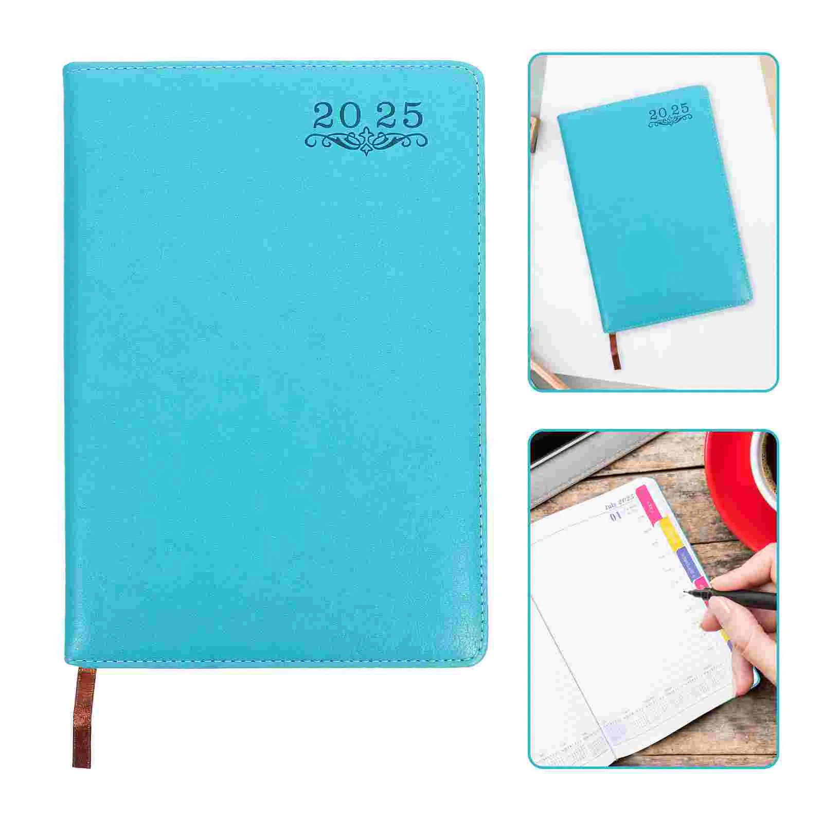 

2025 Schedule Planner Book Daily Organizer Notebooks Students Agenda Notepad The Multifunction Portable Business Planning