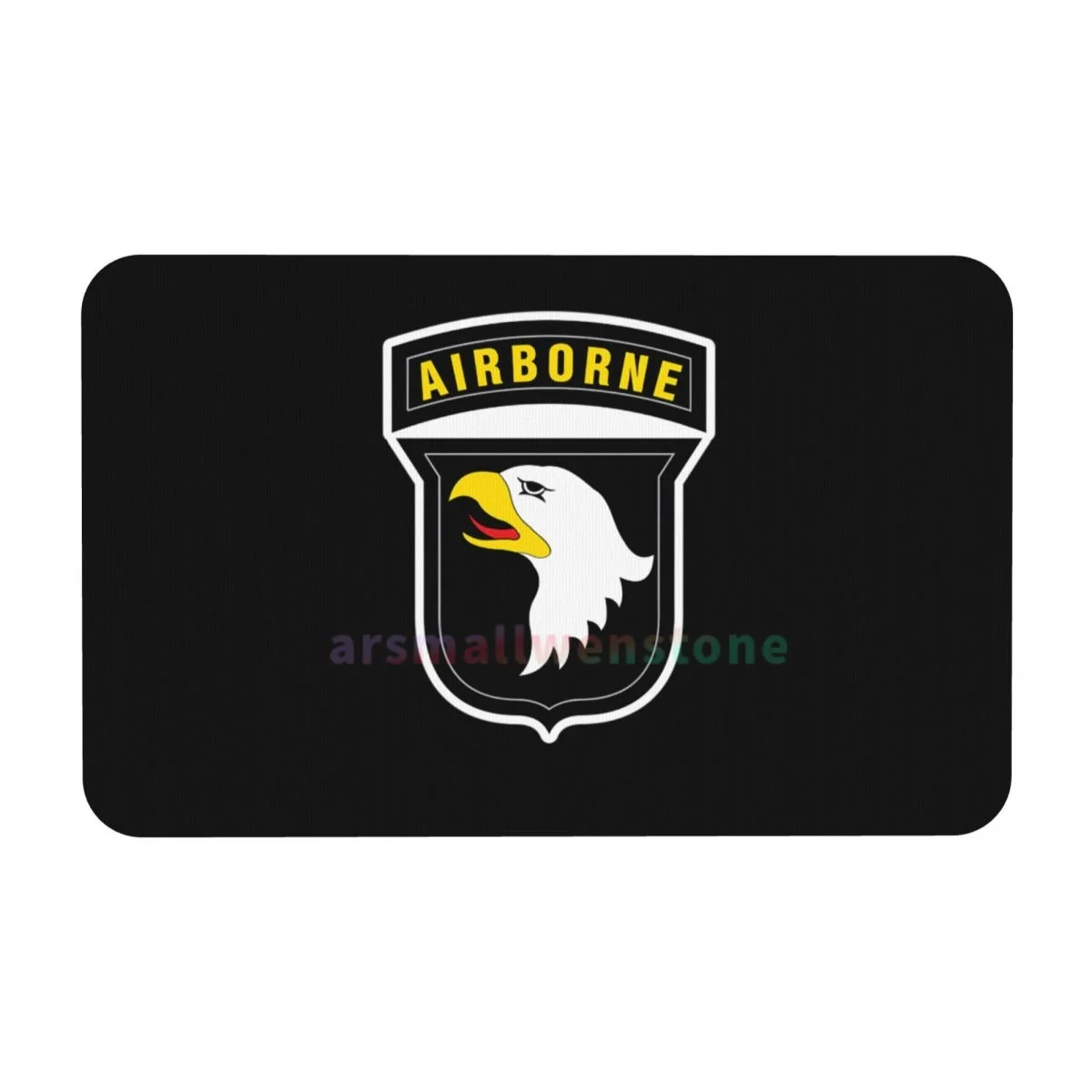 U.S. 101st Airborne Division Diatom mud cushion absorbent quick drying mat bathroom door mat toilet diatomaceous earth non-slip