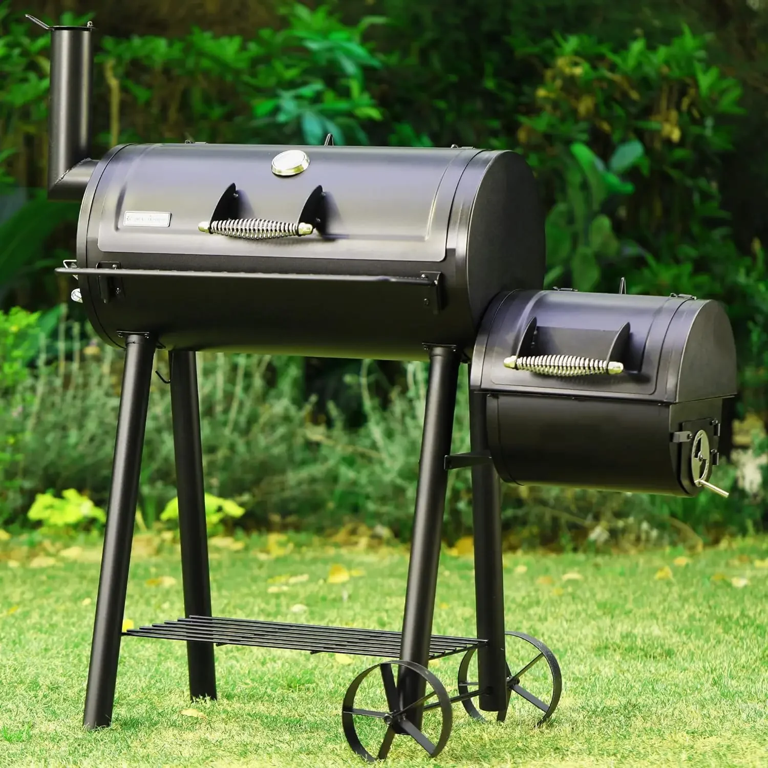 Heavy Duty Outdoor Smoker,Extra Large Cooking Area(512 sq.in/941 sq.in. in) Offset Smoker, Best Charcoal Smoker and Grill Combo