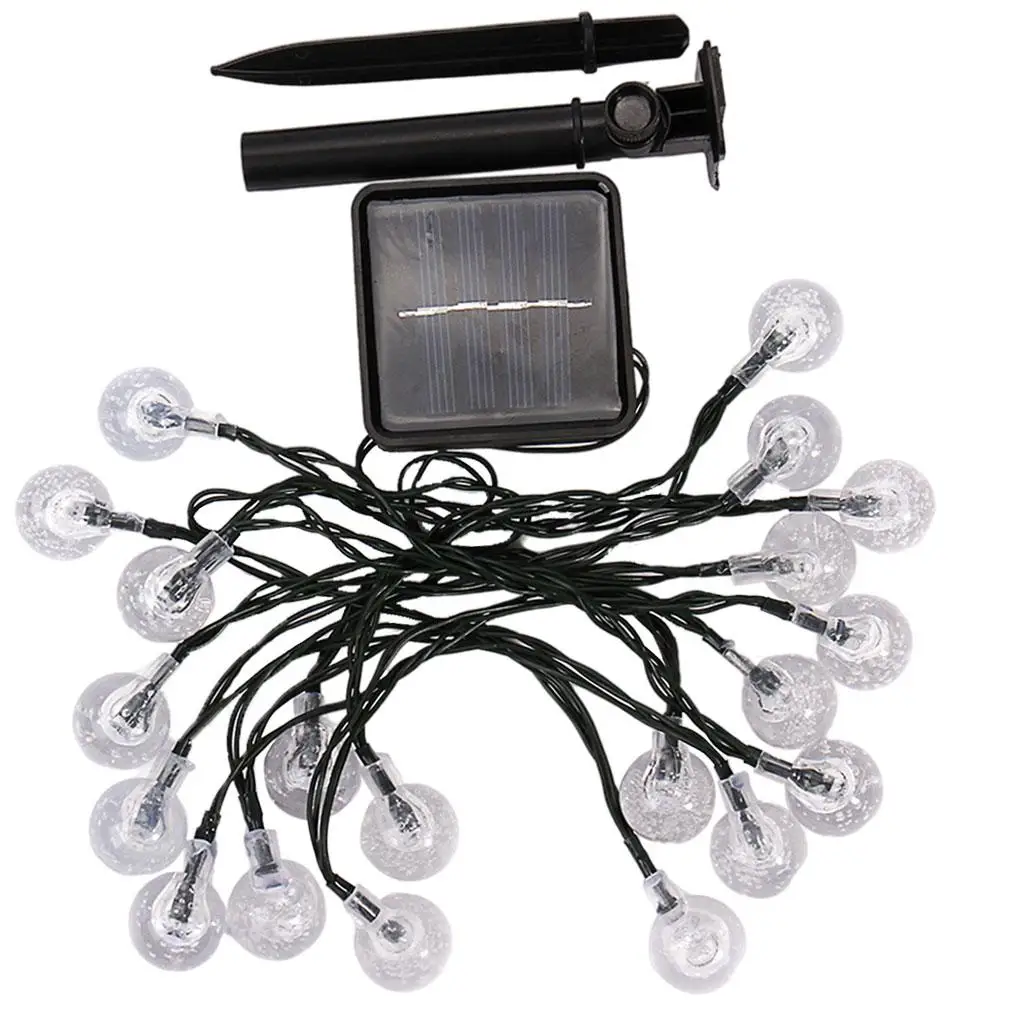 Solar String Lights Modes Lights 48ft String for Xmas Christmas Backyard