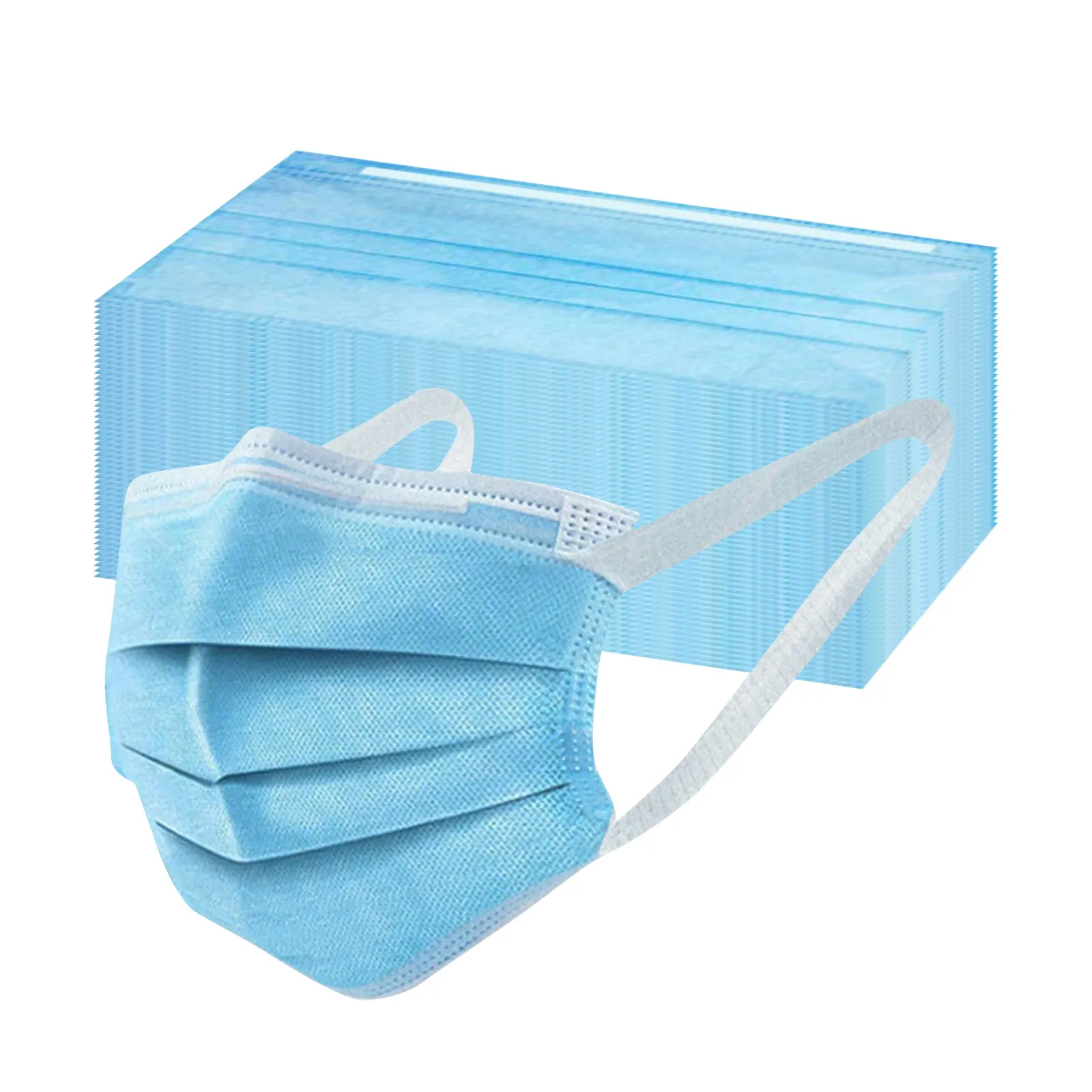 أقنعة الفم 3-layer المضادة للغبار Mascarillas المتاح أقنعة القماش غير المنسوجة مرونة الأذن حلقة قناع الوجه الواقي #1