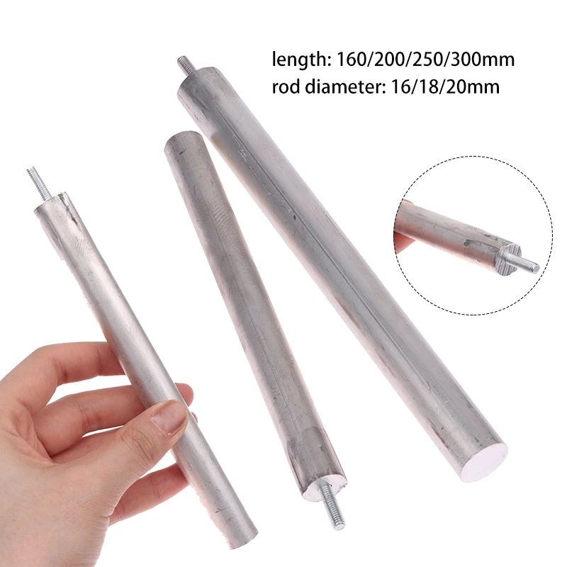 160/200/250/300mm Big Magnesium Anode Rod For Waterboiler M5/M6 Electric Water Heater Magnesium Bar Accessories