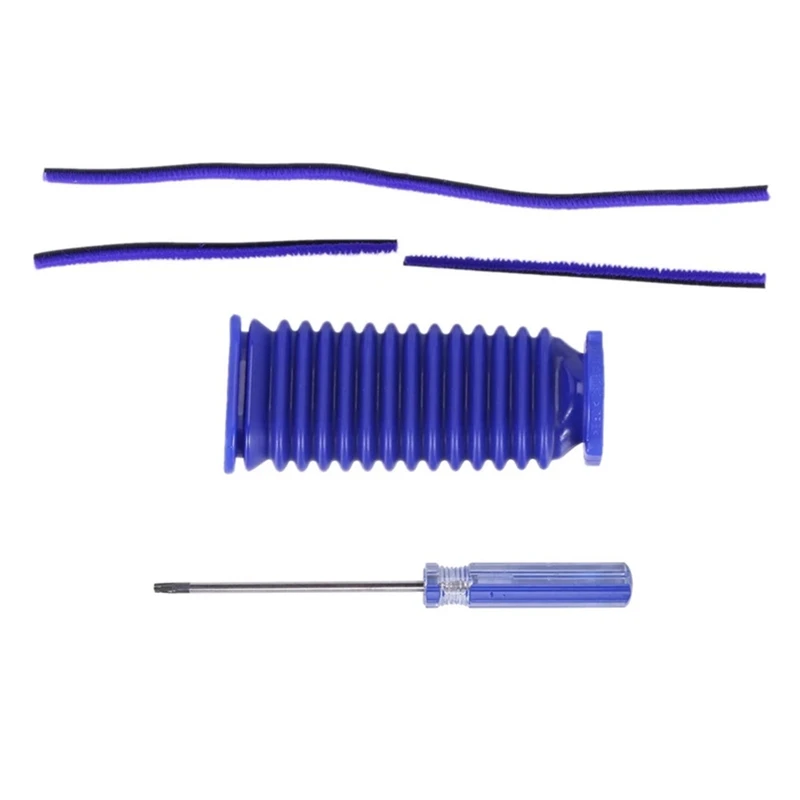 For Dyson V6 V7 V8 V10 V11 Vacuum Cleaner Soft Roller Head, Replacement Hose Soft Plush Strips Screwdriver